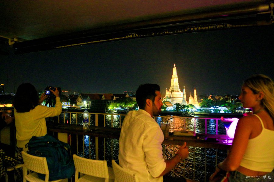 曼谷河畔景觀餐廳、Sala Rattanakosin Bangkok|眺望鄭王廟絕美夜色,浪漫指數爆表的露天酒吧。 16 batch 473A4478